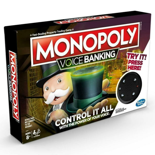 Monopoly Voice Banking Electronic Family Fun Interactive Board Game