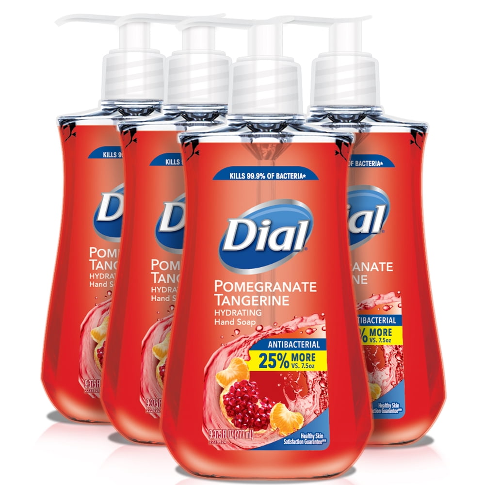 (Pack of 4) Dial Antibacterial Liquid Hand Soap