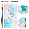 thumbnail image 4 of Compatible for Google Pixel 9 / 9 Pro Wallet Case, Painting Pattern Premium PU Leather [Credit Card Holder] [Wrist Strap] Flip Stand Feature Purse Case Full Protective Pattern Cover, Love Me, 4 of 15