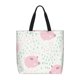 thumbnail image 1 of Disketp Cute Pigs Bolsa Tote de Lona para Mujer, Bolso de Hombro y Cruzado con Cierre de Cremallera, 1 of 6