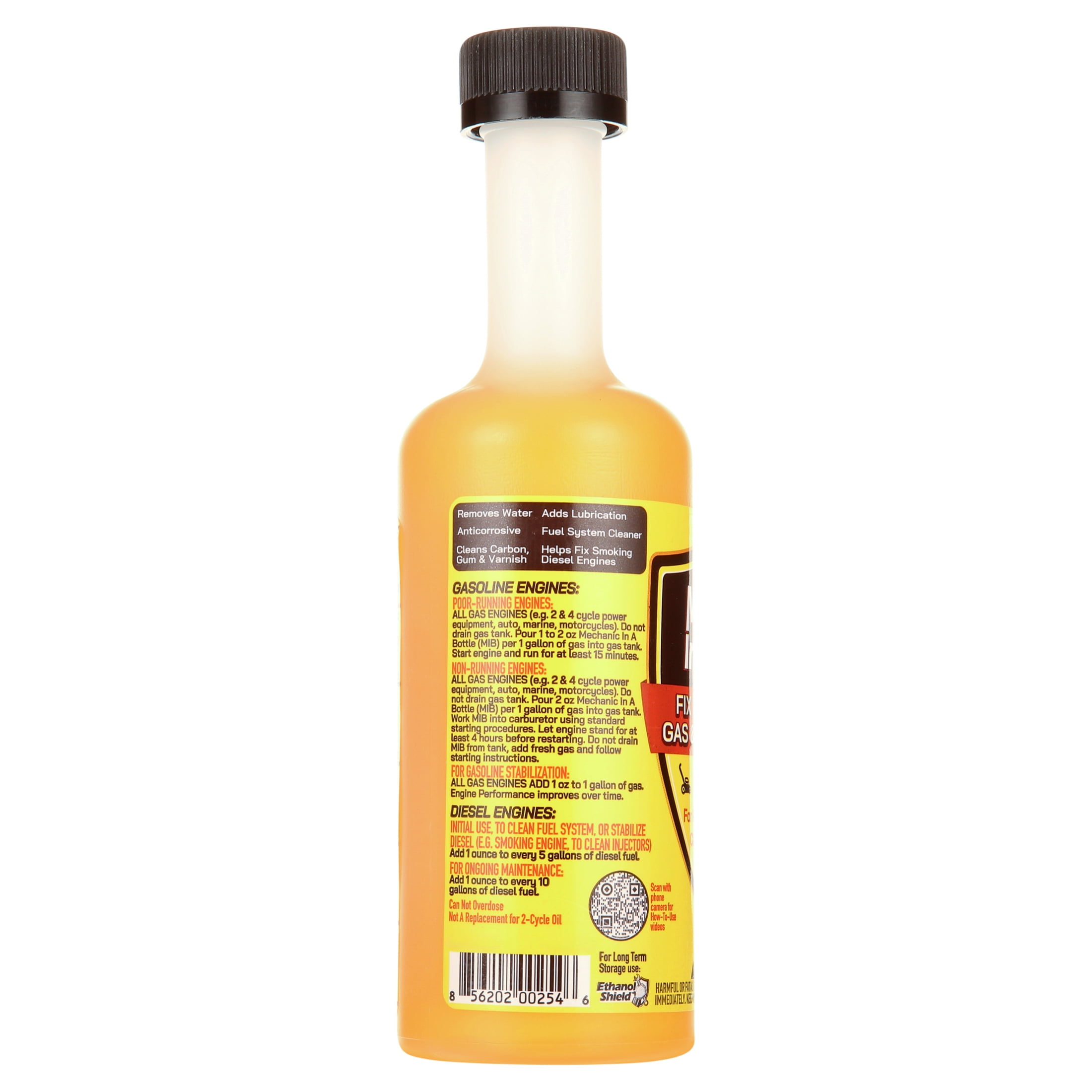 (3 pack) Mechanic in a Bottle Fuel System Fix All Fuel Additive, 8 oz bottle