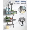 thumbnail image 2 of Carrito de ducha YASONIC Hanging Never Rust de aluminio gris, 2 of 8