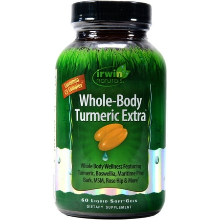 Irwin Naturals Whole-Body Turmeric Extra, 60 ct