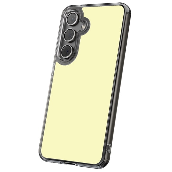For Samsung Galaxy S10 Plus, Hybrid Clear, Pale Yellow Print, USA