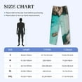thumbnail image 4 of Lsque Turquoise Beach Kayaking Print Men's Pajama Pants, Lounge Pant - Comfortable Home Wear,Elastic Waistband, Stylish Design-, 4 of 9