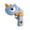 Blue, variant on karymi Summer Children's Toy Animals Water Pistol Mini Water Pistol Semi-circular Bird Water Spray Toy Outdoor Beach Game Water Pistol Up to 45% off