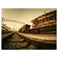 thumbnail image 2 of Railway Tracks in Ukraine - Landscape Photo Canvas Art Print, 2 of 3