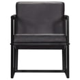 thumbnail image 4 of vidaXL Armchair Accent Single Sofa Chair for Living Room Office Real Leather, 4 of 25