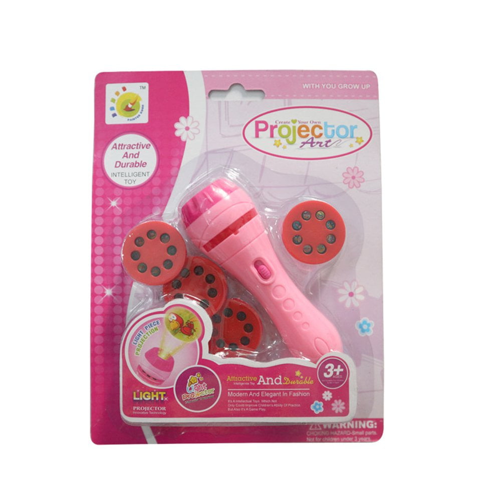 Mini Toy Projector Slide Kids Story Flashlight Slide Projector Baby
