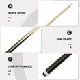 thumbnail image 3 of HEMOTON 350g American White Wood Pool Cue Billiard House Bar Double Part Assemble Pool Cue Sticks for Practice Professional Use, 3 of 8