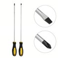 thumbnail image 3 of Destornillador de aleación de acero de 12 pulgadas, destornillador de Cruz ranurada larga, destornillador magnético con mango de goma, 1/2 piezas, 3 of 5