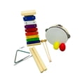 thumbnail image 4 of Juego 5 instrumentos musicales madera para niños, maracas, juguetes educativos percusión para el aprendizaje temprano, xilófono para niños, 4 of 8