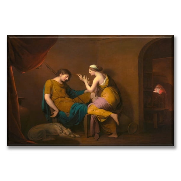 Cuadro Canva Listo Para Colgar Tipo Galería La Invención Del Arte Del Dibujo 50X75 cm