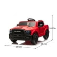 thumbnail image 2 of 24V Ride on Toy for Big Kids, 2 Seater Ride On Car with Remote Controll, Ride on Truck w/4-Wheel Suspension, Truck Bed Storage, Dual-Speed Modes, Soft Start & Stop (Red), 2 of 7