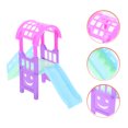 thumbnail image 6 of WEUVEB 10-Piece Plastic Dollhouse Sports Playground Set for Kids, Miniature Model Accessories, 6 of 8