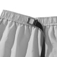 thumbnail image 4 of fatyb Mens Hiking Cargo Shorts Elastic Waist with Belt Lightweight Outdoor Fishing Casual Work Shorts, 4 of 7