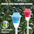 thumbnail image 3 of Bubble Torch Garden Lamp, Bubble Maker Stand, 47 Inches Standing Tiki Torchs Bubbles Machine with Lights, Rechargeable Outdoor Torch Bubbles Machine, for Wedding Birthday Party (2Pcs Red), 3 of 7
