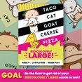 thumbnail image 4 of Juego de cartas Taco Cat Goat Cheese Pizza ridículamente grande, 4 of 7