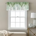 thumbnail image 3 of Green Palm Leaves Kitchen Curtain Valances for Windows Farmhouse Short Curtains, Summer Botanical Tropical Rod Pocket Valance Curtain for Bedroom Cafe Living Room, 3 of 8