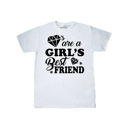 Diamonds are a Girls Best Friend T-Shirt (Girls Gay Best Friend)