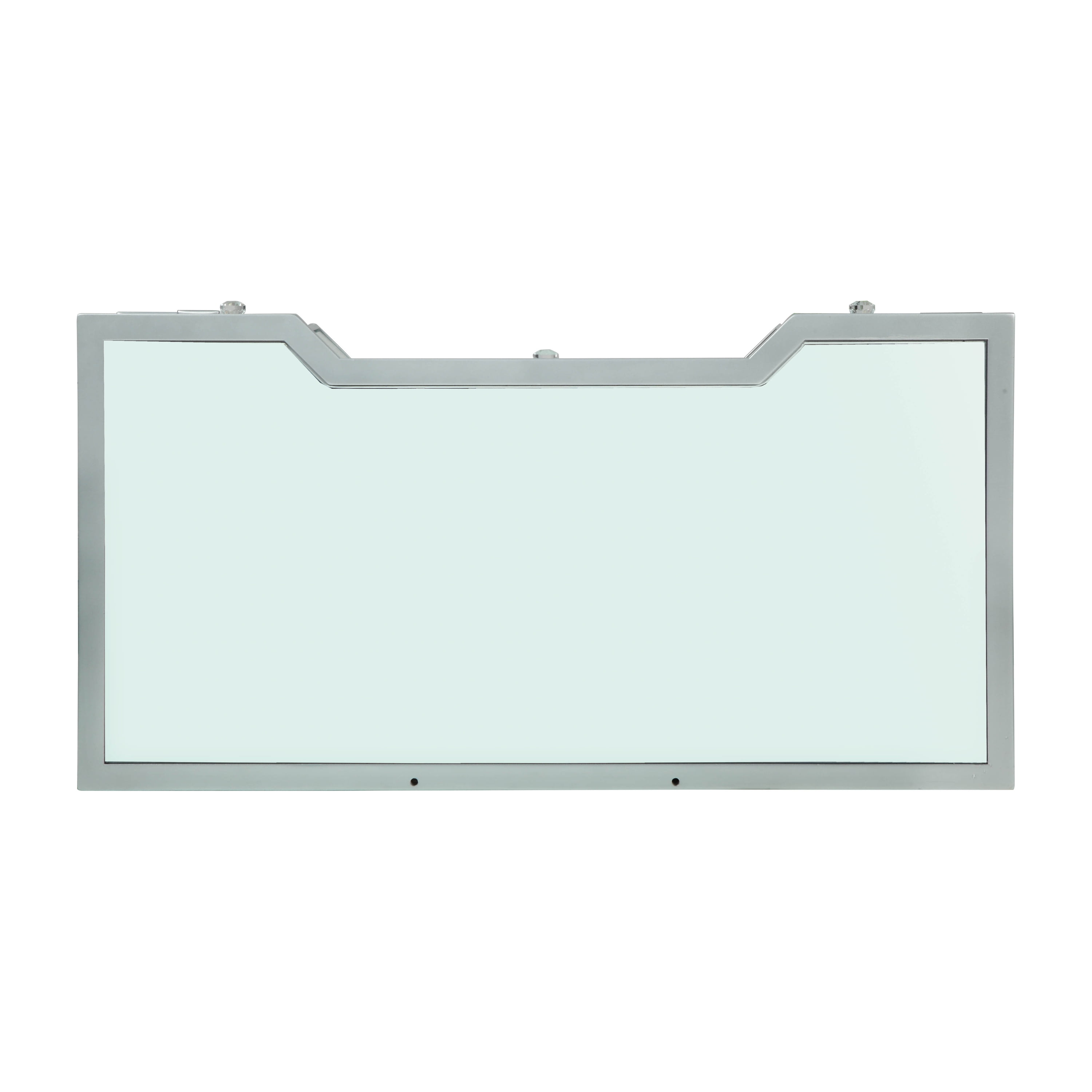 Furniture of America Boise Contemporary 2-Piece Lift-Top Vanity Set, Silver