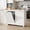 White, variant on Conate 13 Gallon Double Tilt Out Trash Can Cabinet - Farmhouse Wood Kitchen Trash Cabinet with Odor Control, Hidden 2-Bin Garbage Storage Cabinet with Drawer & Charging Station, White