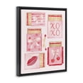 thumbnail image 3 of Stupell Industries Pink Glam Matchbook Composition Black Framed Floater Canvas Wall Art design by Nina Jacobs, 31 x 25, 3 of 9
