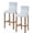 Blue, variant on Blue Plaid Farmhouse Bar Stool Covers Set of 6, Watercolor Cute Country Pigs Checkered Stretch Bar Chair Covers with Backs, Removable Pub Counter Height Chair Cover for Kitchen Dining Room Cafe