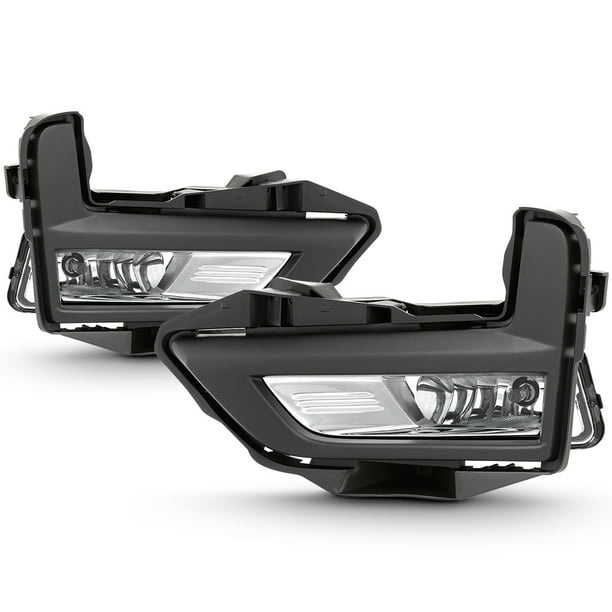 Fits 20172019 Nissan Rogue Driver+Passenger Side Bumper Fog Light Pair