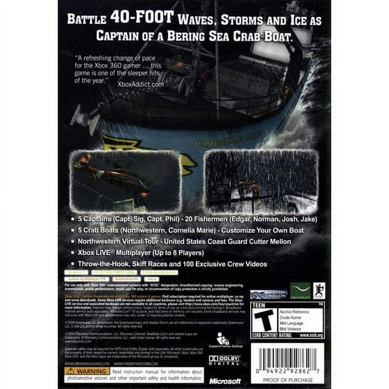Deadliest Catch Alaskan Storm Xbox 360 Walmart