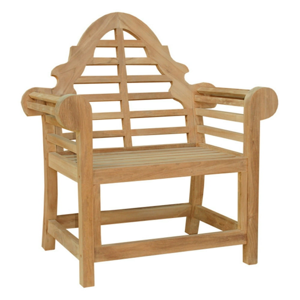 Chic Teak Lutyens Teak Patio Dining Chair
