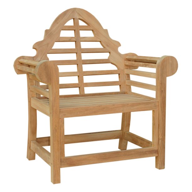 Chic Teak Lutyens Teak Patio Dining Chair