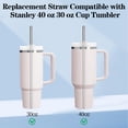 thumbnail image 3 of Pajita de acero inoxidable de repuesto para vaso Stanley, 1,2 litros, 3 of 6