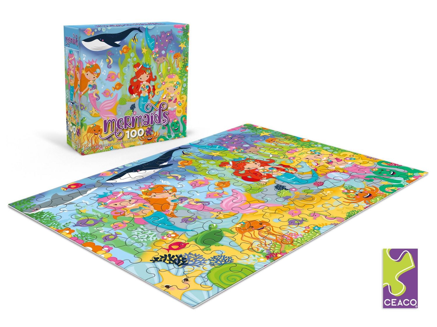MERMAIDS - MERMAID PARTY - 100 PIECE PUZZLE