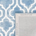 thumbnail image 5 of Safavieh Dip Dye Jolyon Geometric Wool Area Rug, Blue/Ivory, 6' x 9', 5 of 9