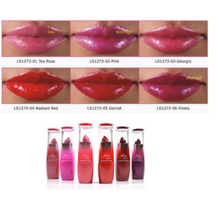 - LWS LA Wholesale Store 6 PCS Set Kleancolor Femme Lipstick lip stick RED PINK PURPLE Hydra glide LS1273