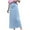 Gray, variant on qolati Maxi Skirts for Women Fall Winter Elastic High Waist Drawstrings Long Skirts Casual Loose A Line Loungwear Pencil Skirts