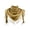 Brown Scarf, variant on Mens Vintage Print Tassel Triangle Neck Wrap Multi Wear Outdoor Shoulder Cover for Camping Hiking Trail Excursions Gold