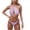 Purple-A, variant on Women's Adjustable Halter Tie Backless Bikini Set, Solid Color Tie-Up Two Piece Swimsuit Blue-A L(L)