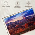 thumbnail image 6 of Elephant Stock Hunts Mesa Monument Valley Sunset Wall Art - Horizontal Canvas Wall Art - Bedroom Wall Decor - Places Canvas - Blue And Brown Decor By Susanne Kremer - 12" x 8", 6 of 8
