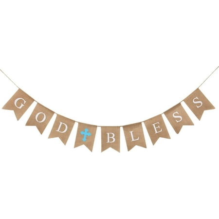 Touchdowns Or Tutus Gold Glitter Banner - Baby Shower Gender Reveal Decoration (6.5 Ft, No DIY)