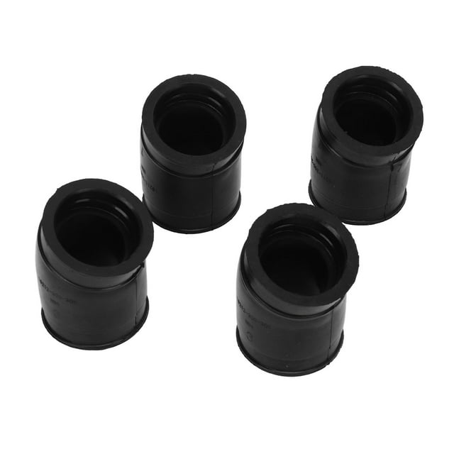 Carburetor Adapter Interface, Air Inlet Carburetor Interface Rubber Stable 4 PCS Scratch Resistant For Motorbike
