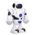 thumbnail image 2 of Robot eléctrico de juguete con luz refrescante, brazos oscilantes, piernas y baile, regalo perfecto para niños., 2 of 14