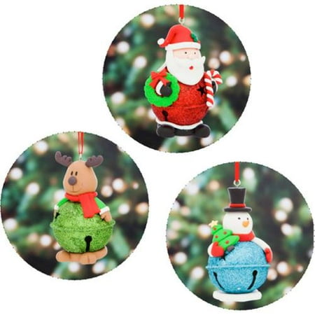 set of 12 christmas icon clay dough and metal jingle bell set of 12 christmas icon clay dough and metal jingle bell