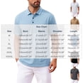 thumbnail image 2 of Josdec Men's Solid Color Short Sleeve Polo Shirt, Breathable Striped Trim Collar Casual Business Summer Top M-XXXXL, 2 of 8