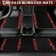 thumbnail image 4 of Alfombrillas para coche CAR PASS Bling Diamond, PVC, impermeables, 4 unidades, 4 of 8