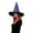 Multicolor_B, variant on Halloween Witch Hat for Women Quilted Floral Pointed Cone Wide Brim Cosplay Party Costume Accessory