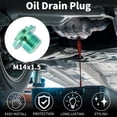 thumbnail image 2 of Unique Bargains M14*1.5 Oil Drain Plug Oil Pan Drain Bolt Screw Thread Repair Green 1 Pcs, 2 of 7
