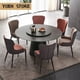 thumbnail image 2 of Modern Round Kitchen Table With Turntable Indoor Home Furniture Nordic Simple Small Apartment Black Dining Table Set My Lux Decor Round, 2 of 11