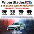 thumbnail image 2 of 2025 Kia K4 Beam Wiper Blades Wipers w/2yr Warranty (Set of 2) (WiperBladesUSA), 2 of 5